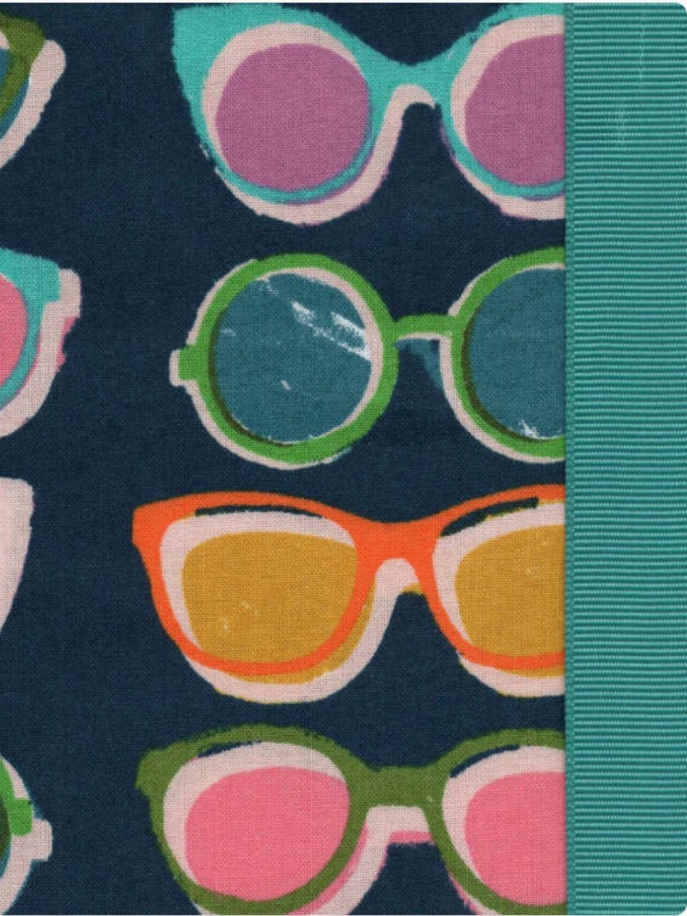 Brand New KimKaps Scrub Cap Fun Sunnies Navy Style 6 Ponytail